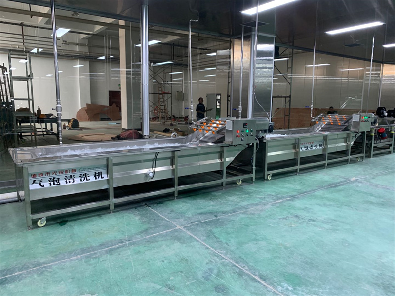 包裝袋清洗風干烘干流水線