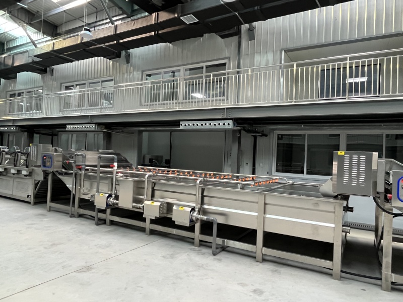 酸菜巴氏殺 菌清洗風(fēng)干線